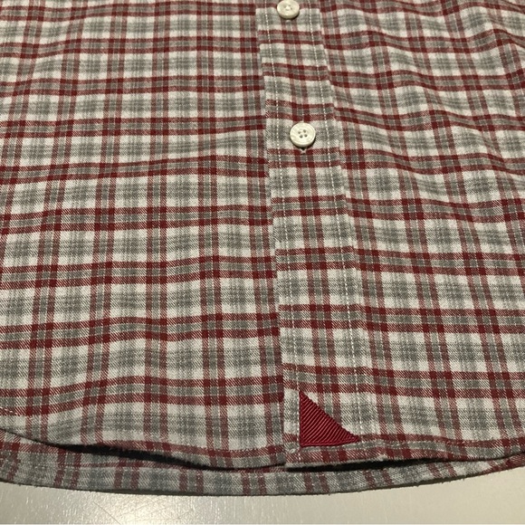 UNTUCKit Red and Gray Plaid Casual Shirt - Picture 3 of 9